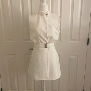Zara white dress with skort